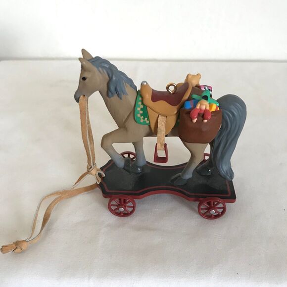Hallmark Keepsake Christmas Ornament 1999 A Pony For Christmas #2 in series - Picture 7 of 9